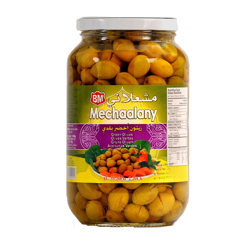 Olives vertes Libanaises - Mechaalany