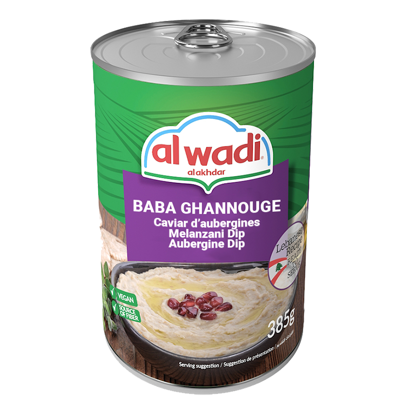 Baba Ghannouge I Purée d'aubergines I Al Wadi Al akhdar