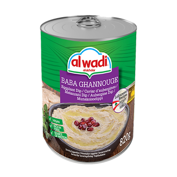 Baba Ghannouge I Purée d'aubergines I Al Wadi Al akhdar