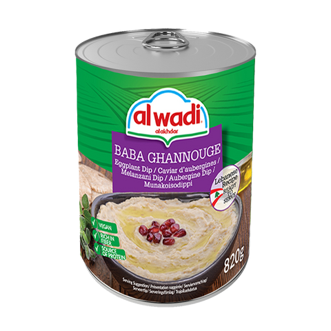 Baba Ghannouge I Purée d'aubergines I Al Wadi Al akhdar