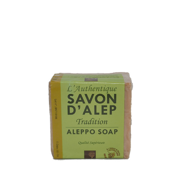 Savon d'Alep tradition 4% de laurier 200g